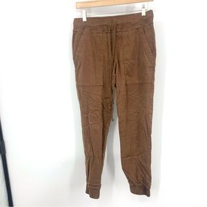Cloth & Stone Women Size‎ XS Pants Brown Slim Fit Joggers Pull On Tencel Stretch